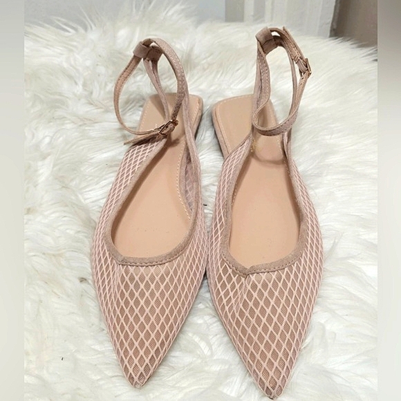 Hikari pointed toe Flat Mule In biege🌴 - Picture 2 of 7